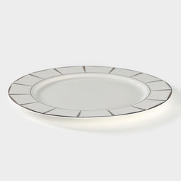 Тарелка обеденная Аврора, d=27 см, фарфор, белая - Simaland фото 2