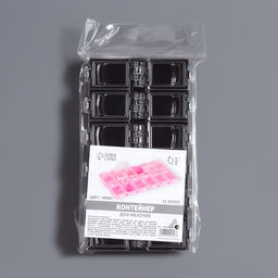 Органайзер для хранения мелочей, 12 ячеек, 13×7.5×1.4 см, МИКС
