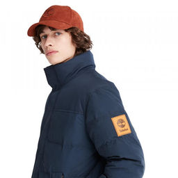 Мужская куртка Timberland Jacket DWR Welch Mountain Puffer синяя  фото 7