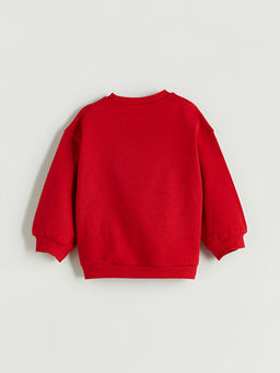 Bisiklet Yaka K?z ?ocuk Sweatshirt
