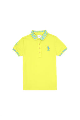 Базовая футболка фисташкового цвета для девочек