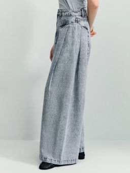 Джинсы ultra wide leg с высокой посадкой / Zarina фото 4