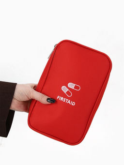 Косметичка-аптечка дорожная на молнии, Firstaid, красная - Simaland фото 4