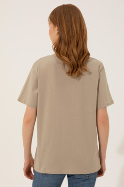 Женская футболка цвета хаки Неожиданная скидка в корзине - U.s. polo assn фото 5