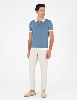 Синий зауженный свитер - Cacharel фото 4