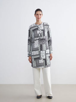 Hakim Yaka Desenli Kad?n Tunik