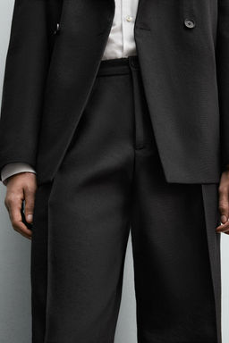 100% WOOL SUIT TROUSERS - Zara фото 6