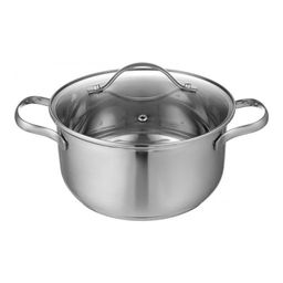 Кастрюля с крышкой Walmer Glasgow, 3 л, цвет хром