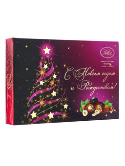 Конфеты шоколадные Новогодняя ёлка, ассорти с лесным орехом, 154 г - Simaland фото 2