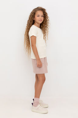 Crockid _ КР 7141/кофейный к513 юбка для дев  фото 4