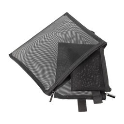 Kristaller Набор косметичек Fine mesh 3 in 1, чёрный