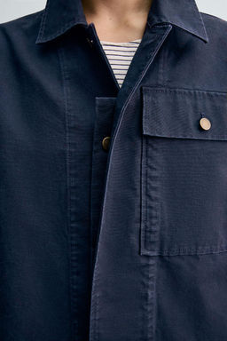 CANVAS POCKET OVERSHIRT