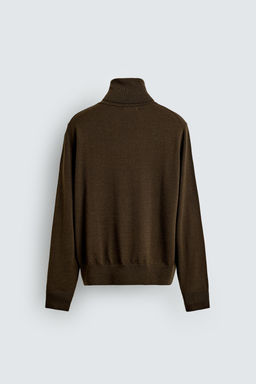 100% WOOL ROLL NECK JUMPER - Zara фото 8