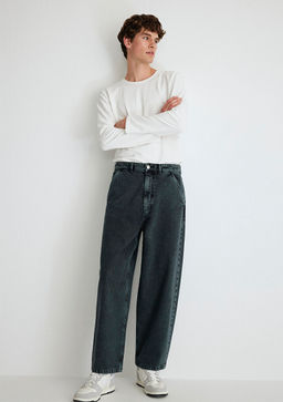 Bern MV91 Street Puslu Vintage Antrasit Jean Pantolon