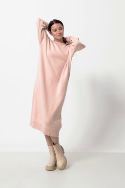 Женское удлиненное платье-свитер Happy Fox  фото 38