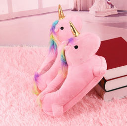 Тапочки домашние Единорожки (детские)