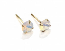 Серьги-гвоздики PR1469 -8 лунный камень