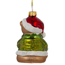 Украшение новогоднее "Медвежонок"., L6,5 W7 H10 см, 2в.