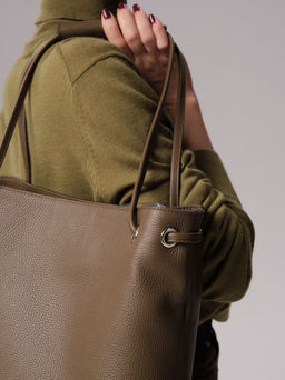 Кожаная сумка Ann DBR 31228 зеленый дуб  фото 4