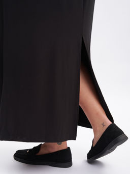 Платье из трикотажа PP51503BLK01