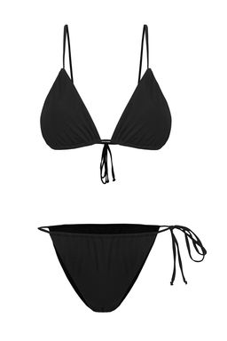 TRENDYOLMILLA Soyut Desenli Ucgen Baglamal? High Leg Brazilian Bikini Tak?m? TBESS22BT0046 фото 6