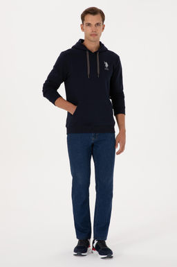 Erkek Lacivert Basic Sweatshirt Sepette S_rpriz _ndirim - U.s. polo assn фото 4