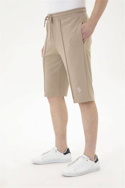 U. S. Polo Assn / Мужские трикотажные шорты светло-хаки - U.s. polo assn фото 2