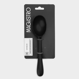 Ложка для мороженого Magistro Vantablack, 16.5×3.8 см, чёрная