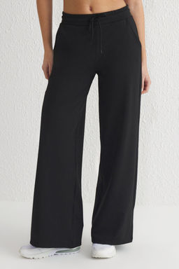 Siyah Ici Polarl? S?cak Tutan Dalg?c/Scuba Kumas Spor Orme Esofman Alt? THMSS25EA00000 - Trendyolmilla фото 3