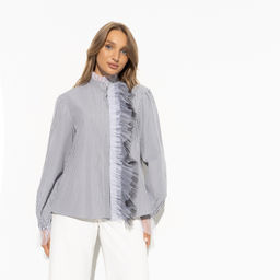 Рубашка Идеальный стиль (с поясом) - Charutti фото 9