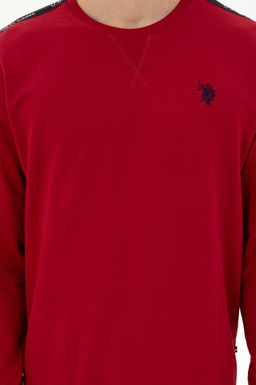 Мужской бордово-красный пижамный комплект Неожиданная скидка в корзине - U.s. polo assn фото 5