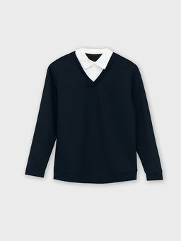 Джемпер для мальчиков синий - Mark formelle фото 8