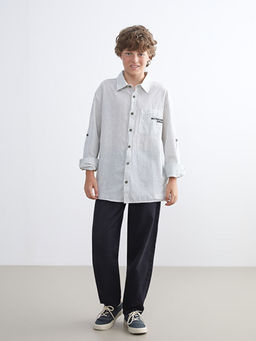 ?izgili Erkek ?ocuk G?mlek