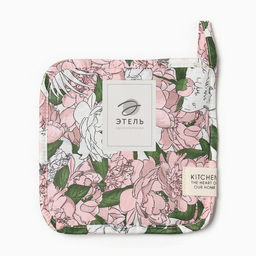 Прихватка Этель «Попугай» 19×19 см, хлопок, сатин, 110 г/м²