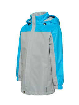 Ветровка детская светло-серая/бирюза 20-019/1 (110-116, 60)