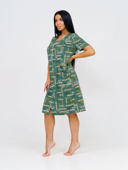 Халат женский, цвет хаки