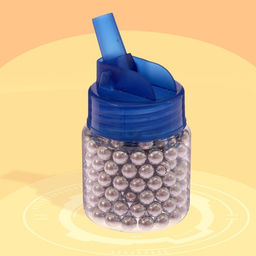 Цена за 3 шт. Пульки 6 мм пластиковые в банке, 200 шт., МИКС