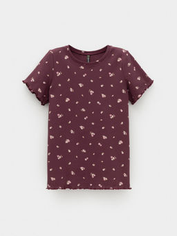 КР 302814/бордовый 1411 Н068.1 к653 фуфайка (футболка) для дев