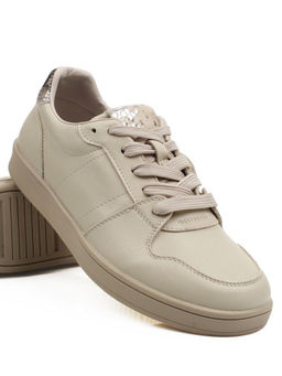 03-A1019-5 BEIGE Полуботинки спортивные женские (натуральная кожа)