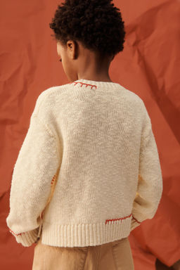 JERSEY PUNTO PESPUNTES LIMITED EDITION / Crudo / Rojo - Zara фото 3