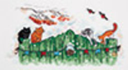 Набор для вышивания "PANNA" VK-7001 "Любопытные хвосты" 27 х 15 см