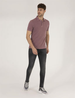 Pembe Dokulu Slim Fit Polo Yaka Ti__rt - Pierre cardin фото 4