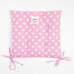 Сидушка на стул Доляна Капкейк (вид 2) 42х42х7см, 100% хлопок, 165 г/м2  фото 4