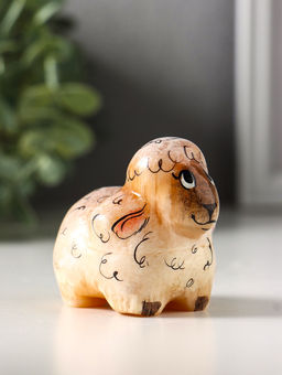 Фигурка «Овечка Долли», 6×7 см, селенит