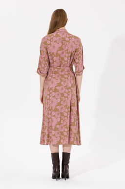 Kad_n Camel Dokuma Elbise - U.s. polo assn фото 4