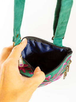 Сумка замшевая в ассортименте через плечо1107/58 - Ганг фото 4