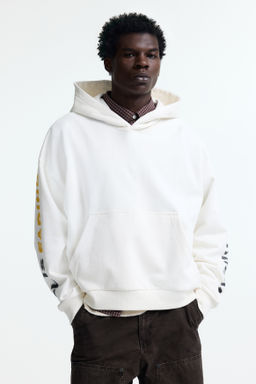 Sudadera con capucha y estampado Oversized Fit - H&m фото 11