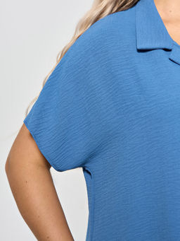 Платье 0339-1с темно-голубой - Dora фото 5