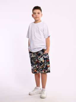 Шорты Федор синий граффити - Ладошки фото 5