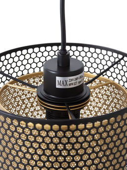 Светильник подвесной 10282/1, 1хE27, 60 Вт, чёрный